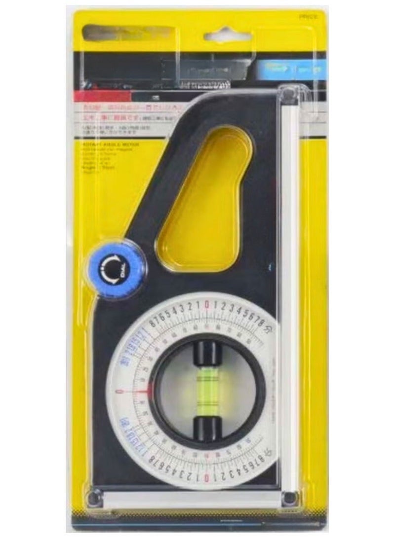 T-Slant AL200M Magnetic Level Tool with Angle Measurement, 25 cm, Professional Grade - Image 3
